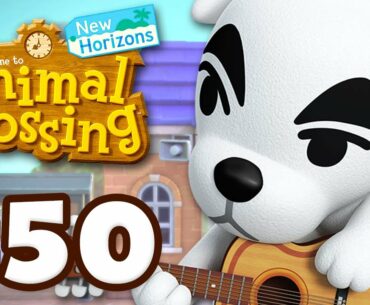 K.K. Slider Plays Farewell! - Animal Crossing: New Horizons - Gameplay Part 50