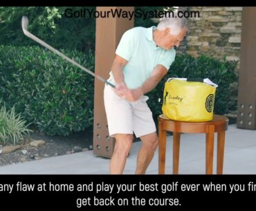 Cure Any Golf Swing Flaw While Stuck At Home