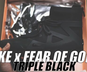ARE THE FEAR OF GOD 1 TRIPLE BLACK's WORTH IT?? Detailed Review | Resell | Unbox