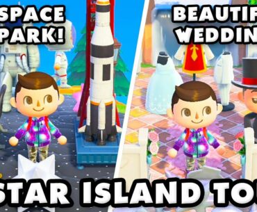 This 5 Star Island Has the Most Beautiful Custom Paths! Animal Crossing New Horizons Island Tour!