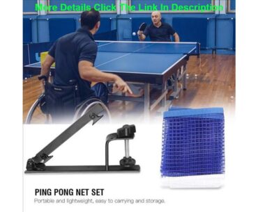 Deal Professional Standard Table Tennis Mesh Net Ping Pong Table Net Rack Kit Table Tennis Accessor