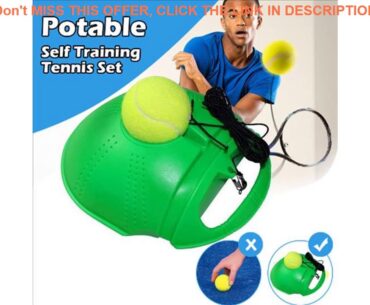 Top Hot Tennis Trainer Rebound Ball Equipment Base Self-Study Practice Training Tool for Kids Playe