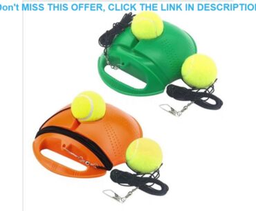 Best Tennis Practice Trainer Single Self-study Tennis Training Tool Exercise Rebound Ball Baseboard