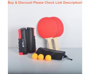 Best Ping Pong Table Tennis portable Set 2020 Retractable Net Training Robot Rubber Accessories Fil