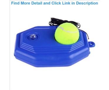 Sports Solo Tennis Trainer include tennis rebound ball and Tennis Ball Base Board Tennis Training