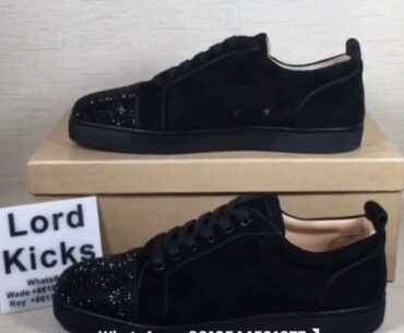 christian louboutin  Black low help