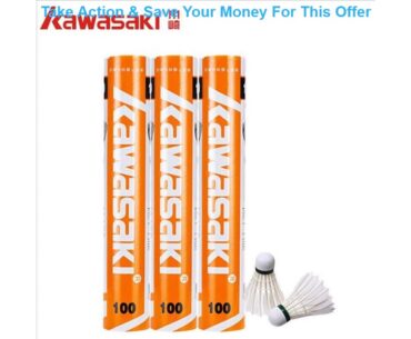 Review kawasaki badminton 12 pack three-stage stable and durable training ball goose feather duck f