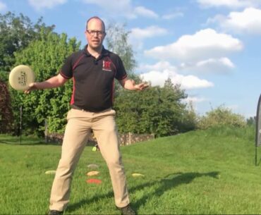Weightshift and controlling the body in the disc golf sidearm