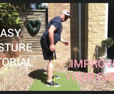 HOW TO achieve the PERFECT golf POSTURE when addressing the ball