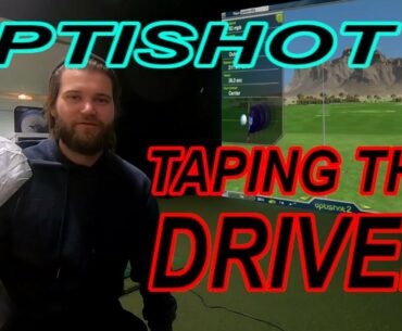 HOW TO / DOES IT HELP TO TAPE YOU'R DRIVER ON THE OPTISHOT2 Golf Simulator!? with 3&1 Golf