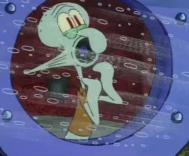 Squidward Has Clarinet in his Mouth while SpongeBob's Alarm Blaring for 10 Hours