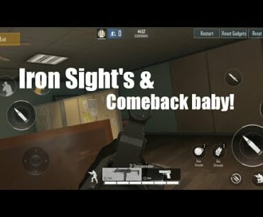 Area F2 Iron Sights Only & Comeback! (Full Game)