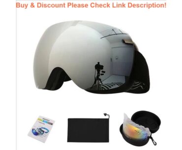 Slide 2020 Ski Snowboard Goggles Women Men Skiing Eyewear Mask UV400 Protection Anti-fog Snow Skiin