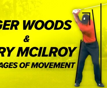 Tiger Woods & Rory Mcllroy Golf Swings!- AVERAGES of MOVEMENT!