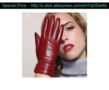 New Arrival Leather Gloves Ladies Winter Sheepskin Gloves Women'S Thick Warm Leather Gloves MLZ014