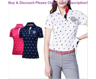 Best PGM Golf Shirt Woman Summer Outdoor Sport Short Sleeve Clothes T-shirts Clothes Golf Apparel