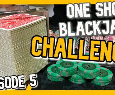 CRAZY TRIPLE SPLIT!!! - One Shoe Blackjack Challenge - Episode 5