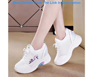 Women Shoes Sneakers Non-Slip Travel Thick sole Increased running shoes