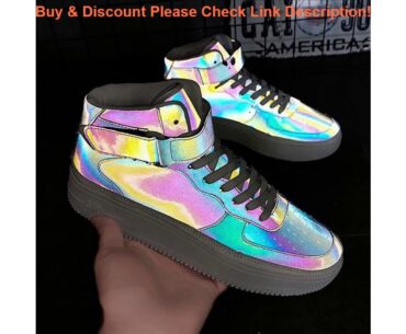 Slide Men's Casual Skateboard Sneakers Luminous Color Changing Fashion Casual Walking Shoes For Hig