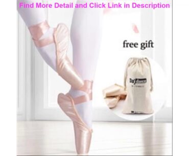 Slide Ladies Satin Ballet Shoes Professional Ballet Pointe Shoes Girls Women With Free Shoe Bags