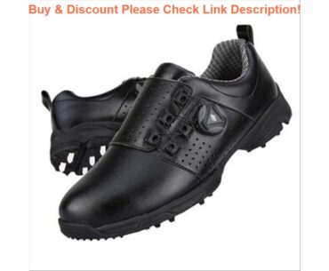 Top Golf? Shoes? Men Waterproof outdoor Sneakers Automatic Revolving Spikes Non-slip Breatheble PGM