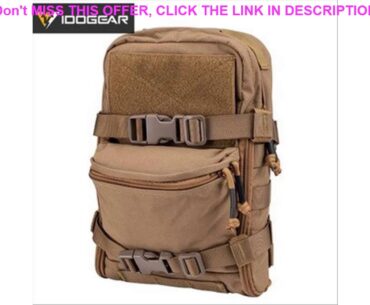 Slide IDOGEAR Tactical Hydration Pack Water Assault Molle Pouch Mini Tactical Military Outdoor Spor