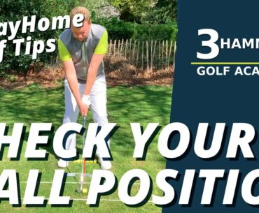 #StaySafe How Is Your Ball Position? | 3 Hammers Golf Academy