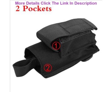 Molle Magazine Pouch Tactical Single Mag Bag Military Torch Holster Paintball Carrier Airsoft Flas