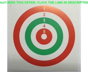 Slide 25 / 50Pcs Outdoor Target Shooting Paper Targets 5.5 Inches x 5.5 Inches(14x14 CM)