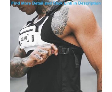 Deal Running Bag Sport Chest Rig Vest Men Gym Training Waist Pack Hip Hop Streetwear Tactical Phone