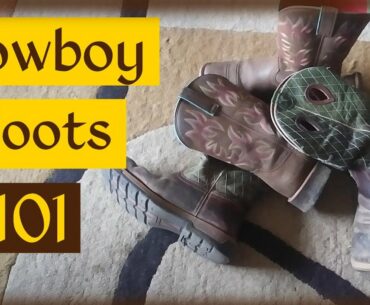 Cowboy Boots 101/ How to put on Cowboy Boots