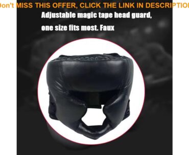 Closed Type Boxing Head Guard Adults Boxing Head Guard Faux Leather Protective Fitness Headwear Sp