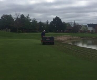 Punching the Greens for Aerifying