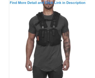 Slide Military Tactical Chest Rig Vest Streetwear Hip Hop Running Cycling Vest Men Harness Outdoor