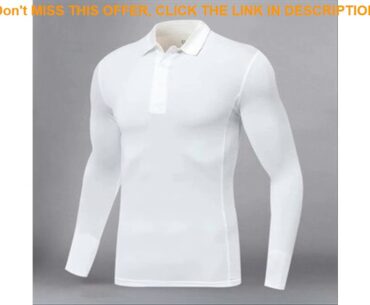 Best 2020 New Fashion Men's T-shirt Casual Long Sleeve Slim Basic Men's Shirt Golf Shirt Running T-