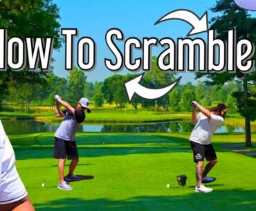 How to play a golf Team Scramble | Yung Bows$i & 9 holes Anonymous| Menifee Lakes Country Club
