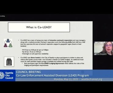 Seattle City Council Briefing 5/11/20