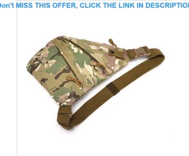 Top One Strap Shoulder A38 Tactical Chest Bag Crossbody Bag 5L Durable 800D Oxford Cloth Outdoors T