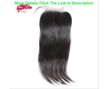 Top 5x5 Transparent Swiss Lace Closure Pre-Plucked With Baby Hair 10~20inch Free Part Brazilian Rem