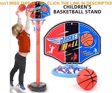 Best Adjustable Height Basketball stand Inflatable Toys Portable Kids Children Basket Ball Toys Bas