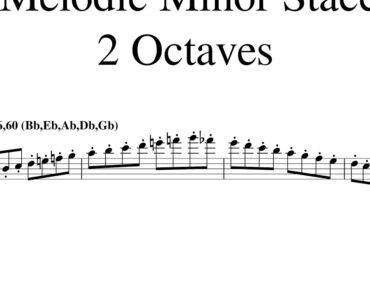 Bb Melodic Staccato Play Along 2 48 52 56 60