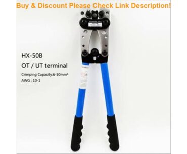 Review Wire cable crimping plier Hand tools pressed bare terminal clamp copper nose pliers OT / UT