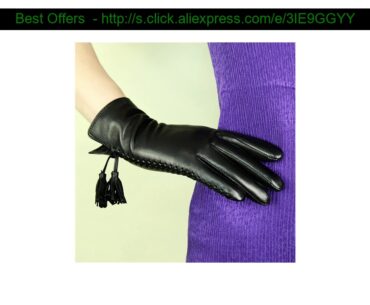 Wholesale Fashion Women Real Leather Gloves Sheepskin Tassels Wear Leather Terms Touch Screen Winte