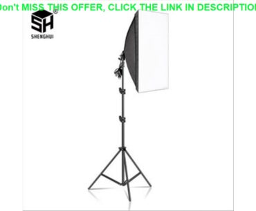 Deal Photography Softbox Lighting Kits 50x70CM Professional Continuous Light System For Photo Studi