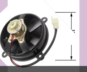 Unboxing Motorcycle cooling fan Radiator Thermo Cooling Fan for 150cc 250cc Quad Dirt Bike ATV Buggy