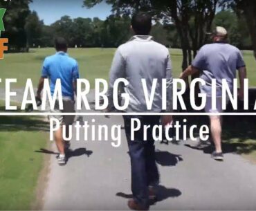 Team RBG Virginia   putting practice w/ Custom RBG Callaway Truvis Golf Balls | RockBottomGolf.com