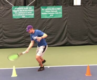 Front Leg Positioning for Closed Stance Shots with Coach Vadym