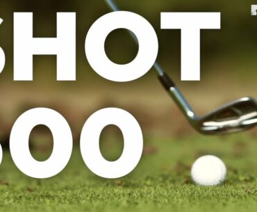 Edoardo Molinari tries to make a hole-in-one with 500 balls