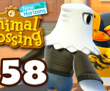 Apollo and Hopper Fight! - Animal Crossing: New Horizons - Gameplay Part 58