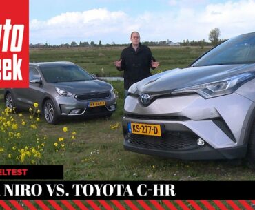 Toyota C-HR Hybrid vs Kia Niro - AutoWeek Dubbeltest